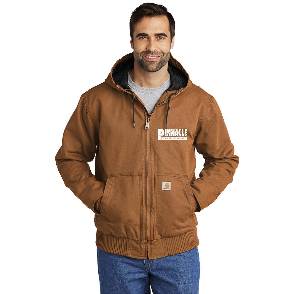 4. PC Carhartt® Washed Duck Active Jac - Embroidered Logo